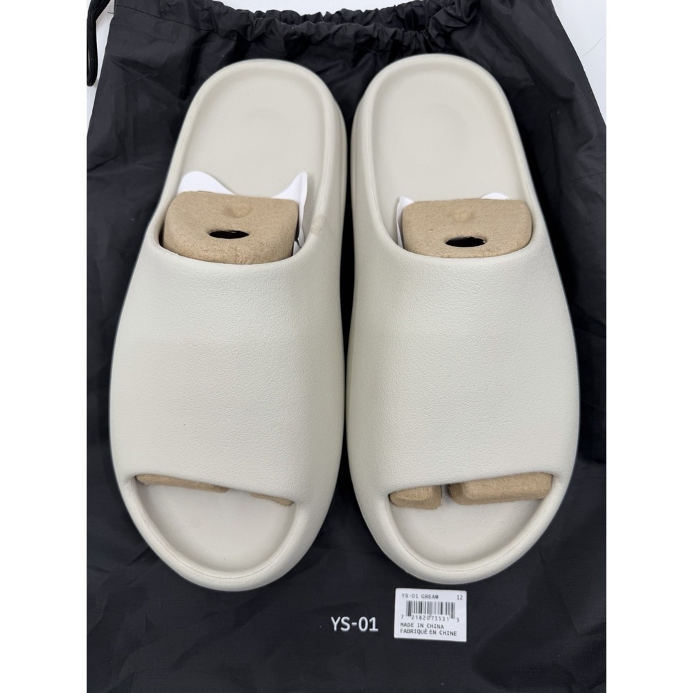 🔥Yeezy Slide Cream Men's Size 12 Foam Slides YS-01 BRAND NEW w/ Dust Bag!!🔥